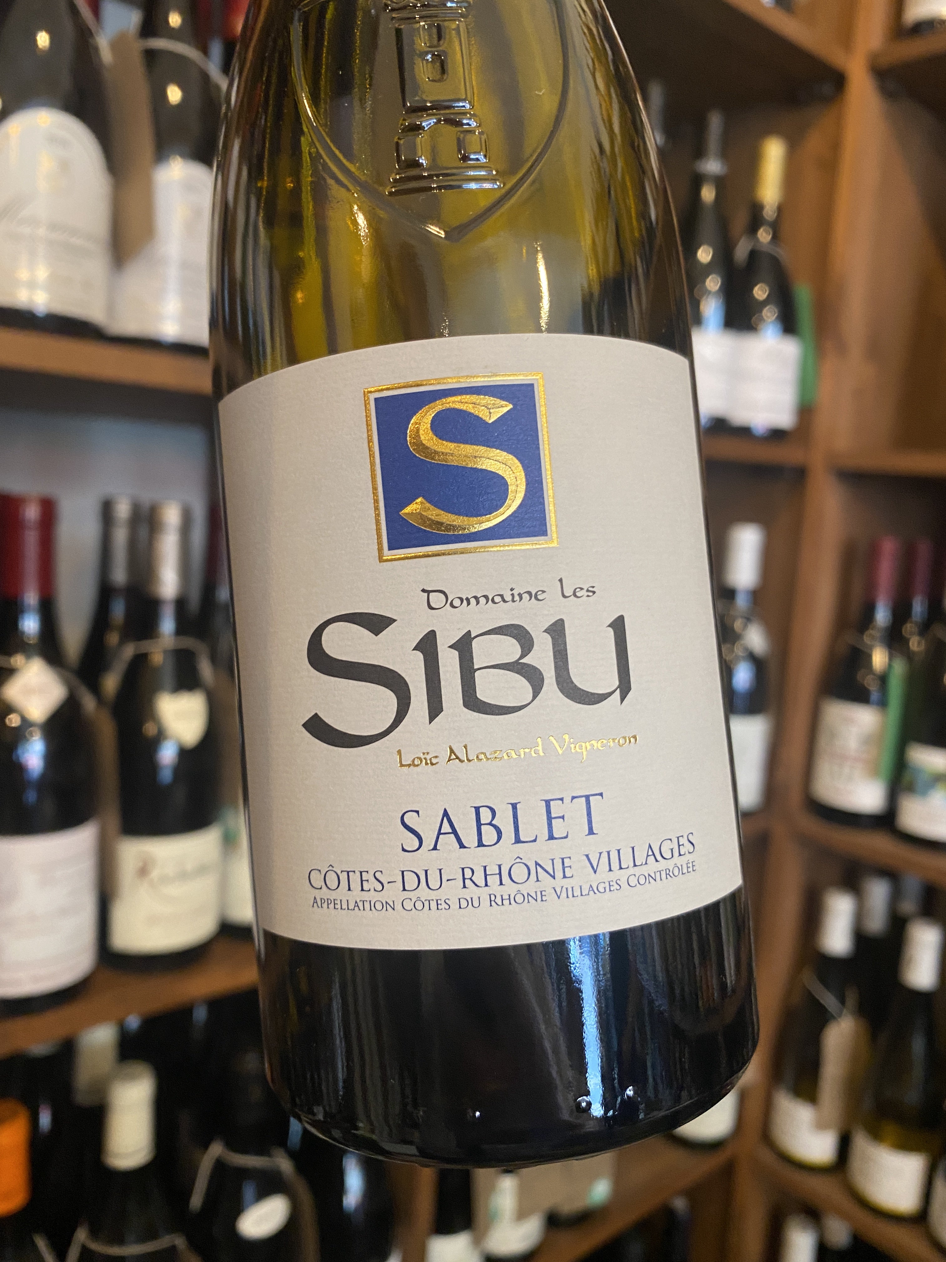 Domaine les Sibu Cotes du Rhone Villages Sablet Blanc 2021 75cl