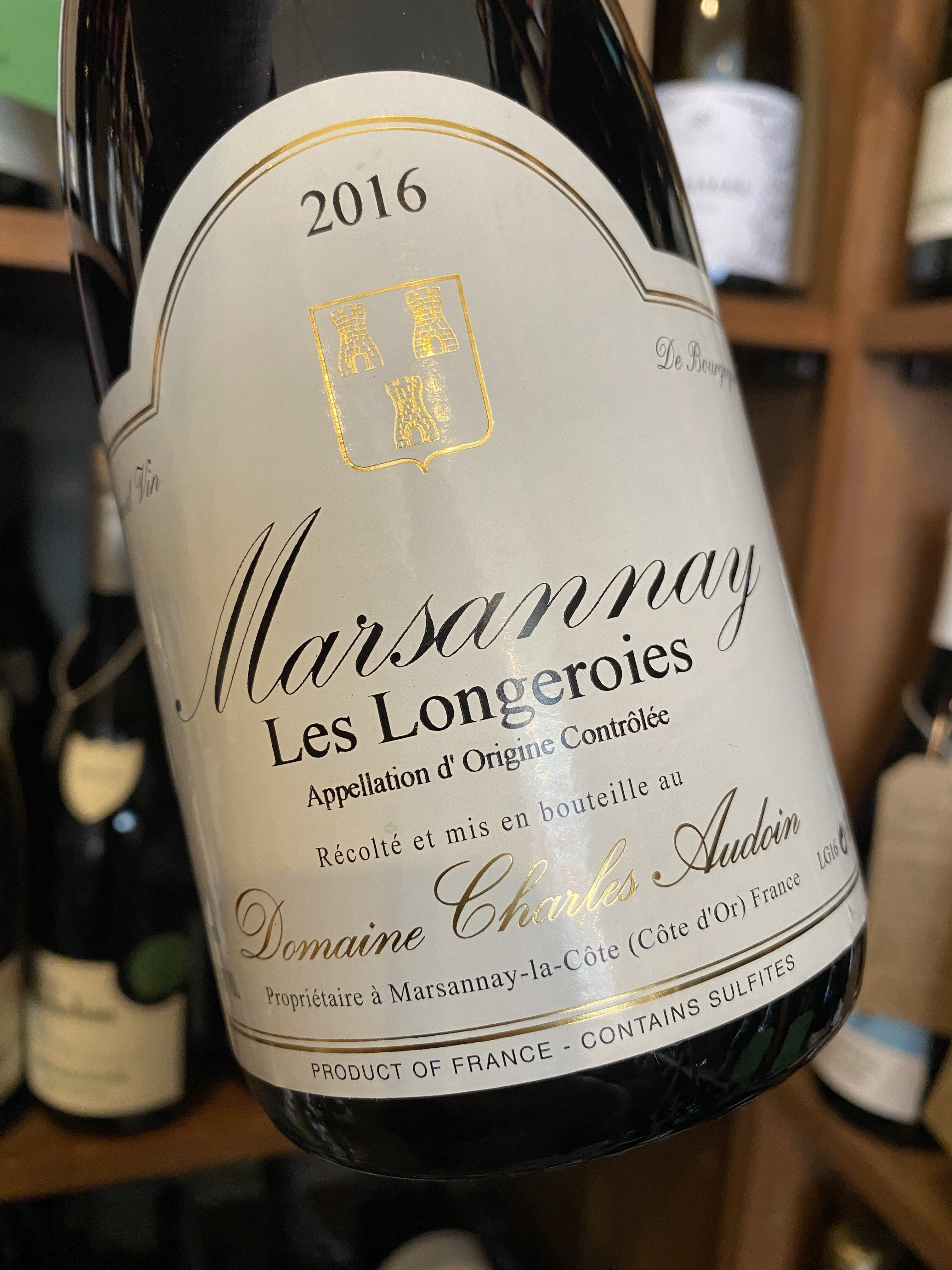 Domaine Charles Audoin Marsannay Les Longeroies 2020 75cl