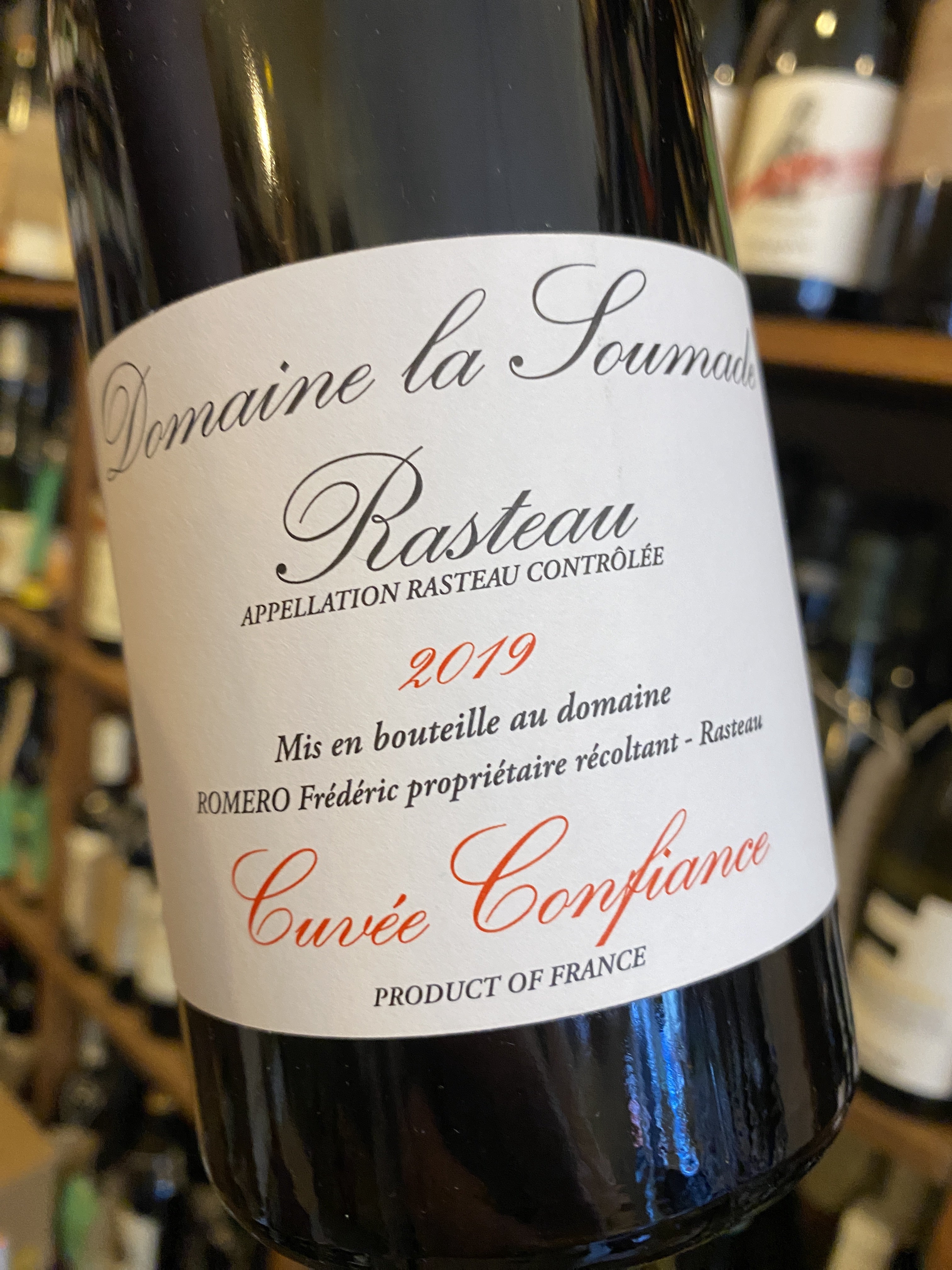 Domaine la Soumade Rasteau Cuvee Confiance 2019/20 75cl