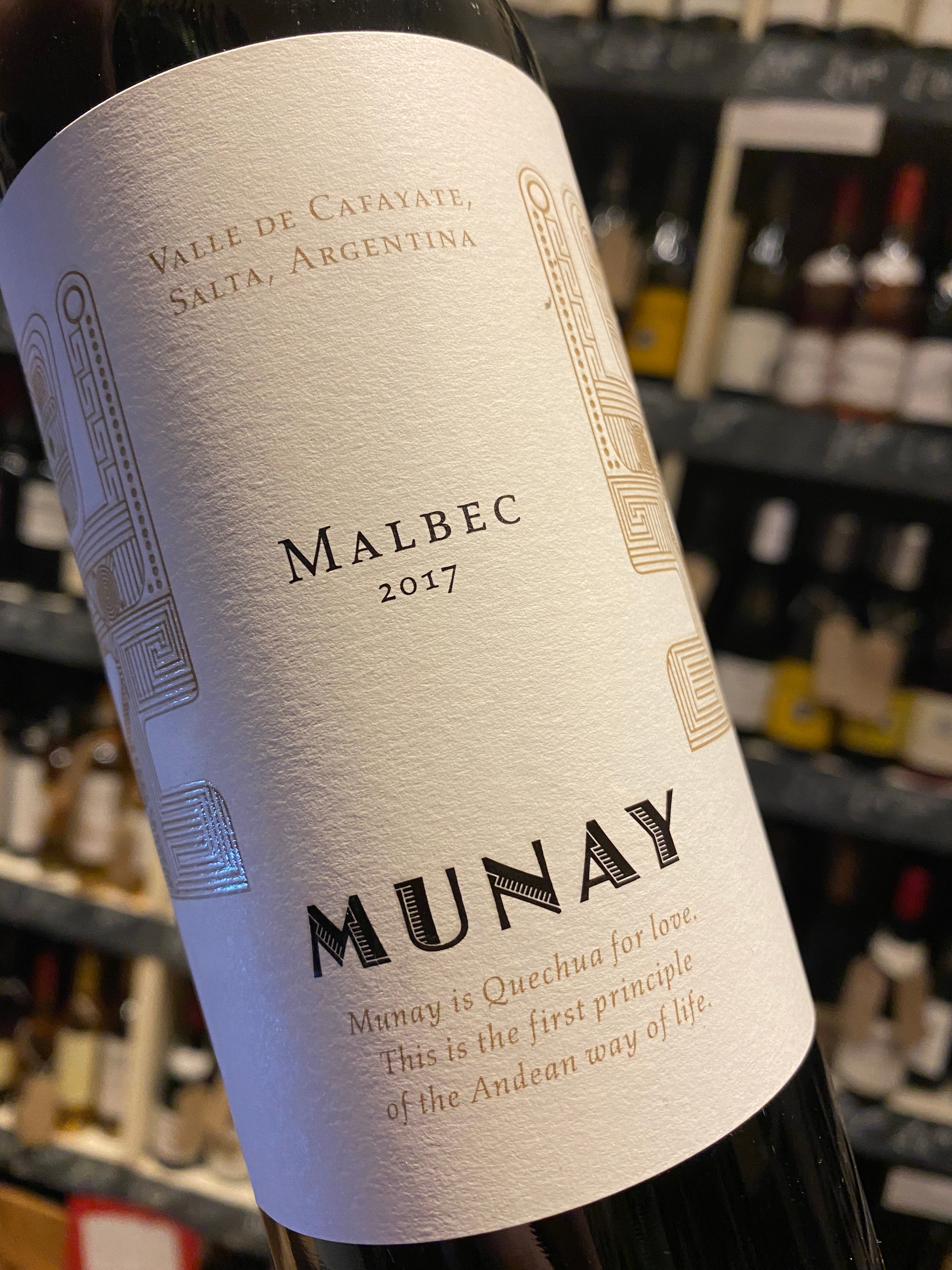 Munay Malbec 2017 75cl