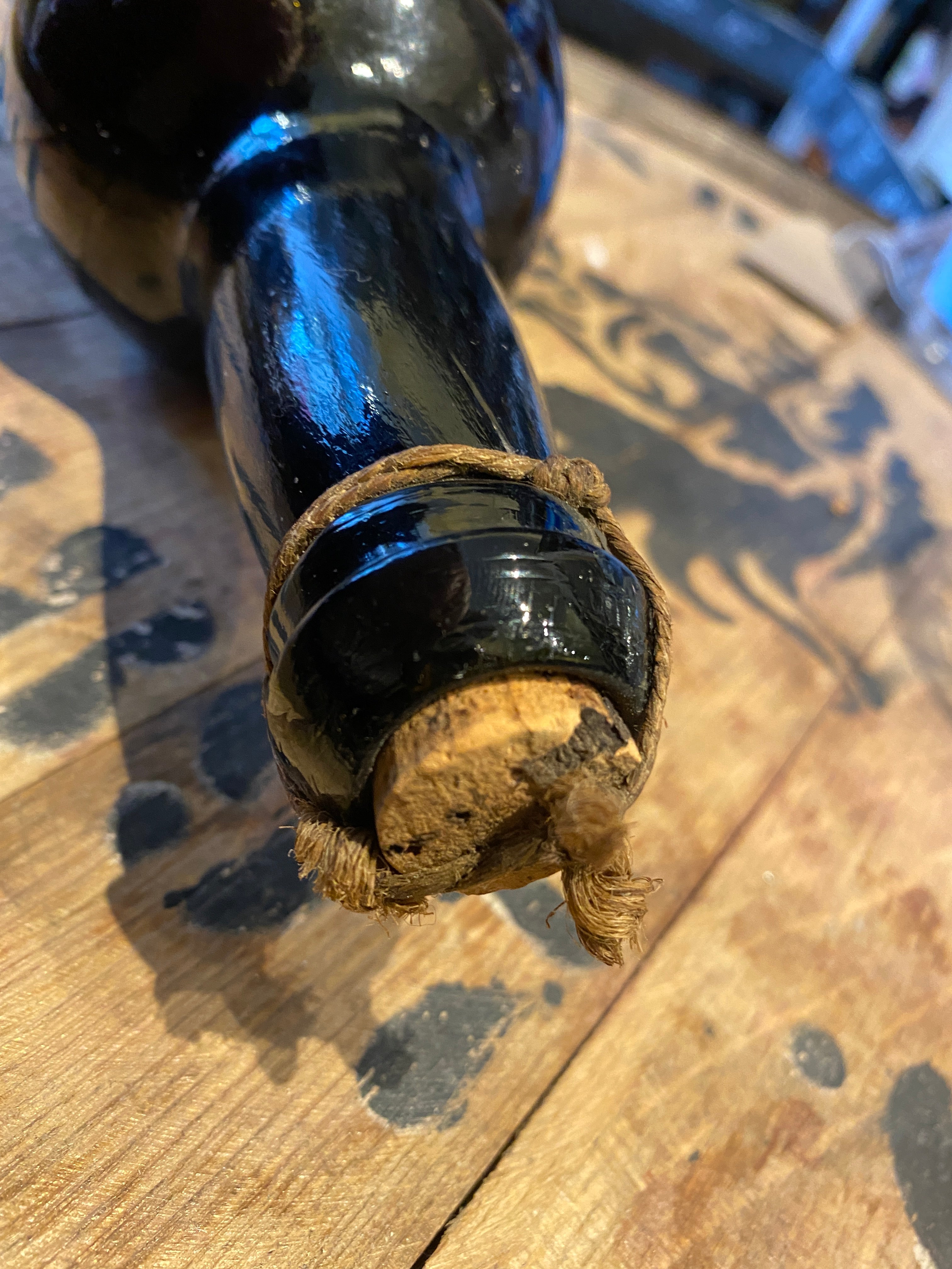 Early 19th Century bottle, believed to be port.