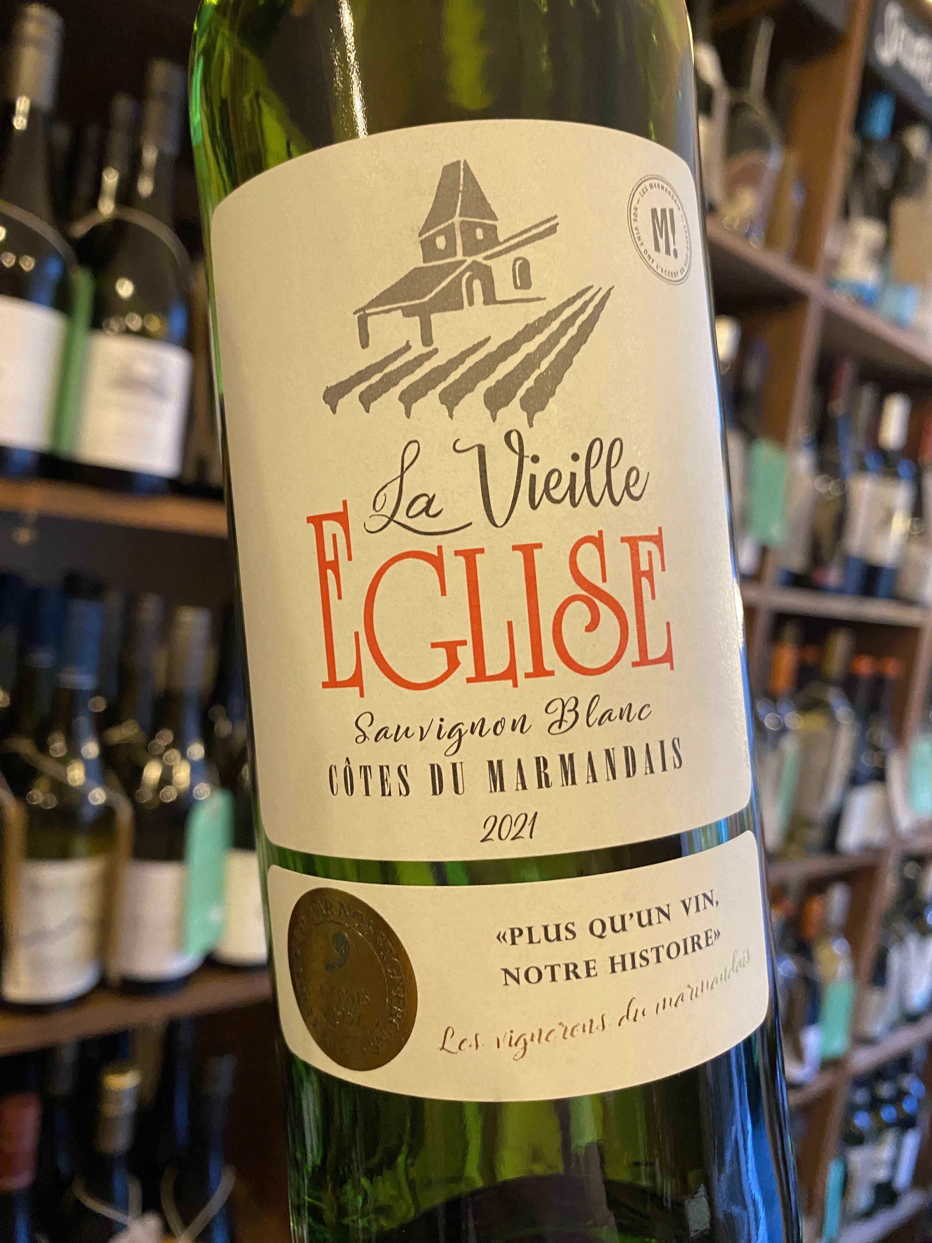 Cave du Marmandais La Vieille Eglise Blanc 2021 75cl