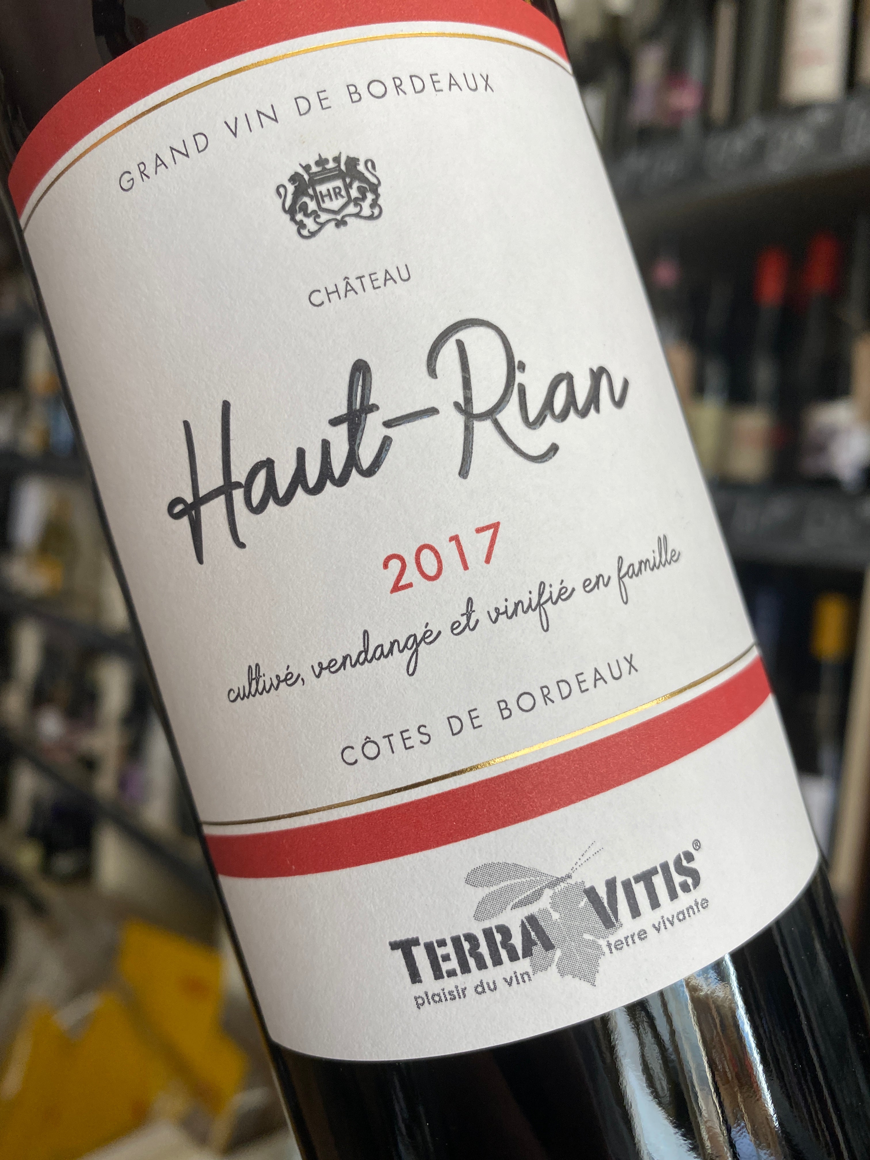 Chateau Haut Rian Rouge 2017 75cl
