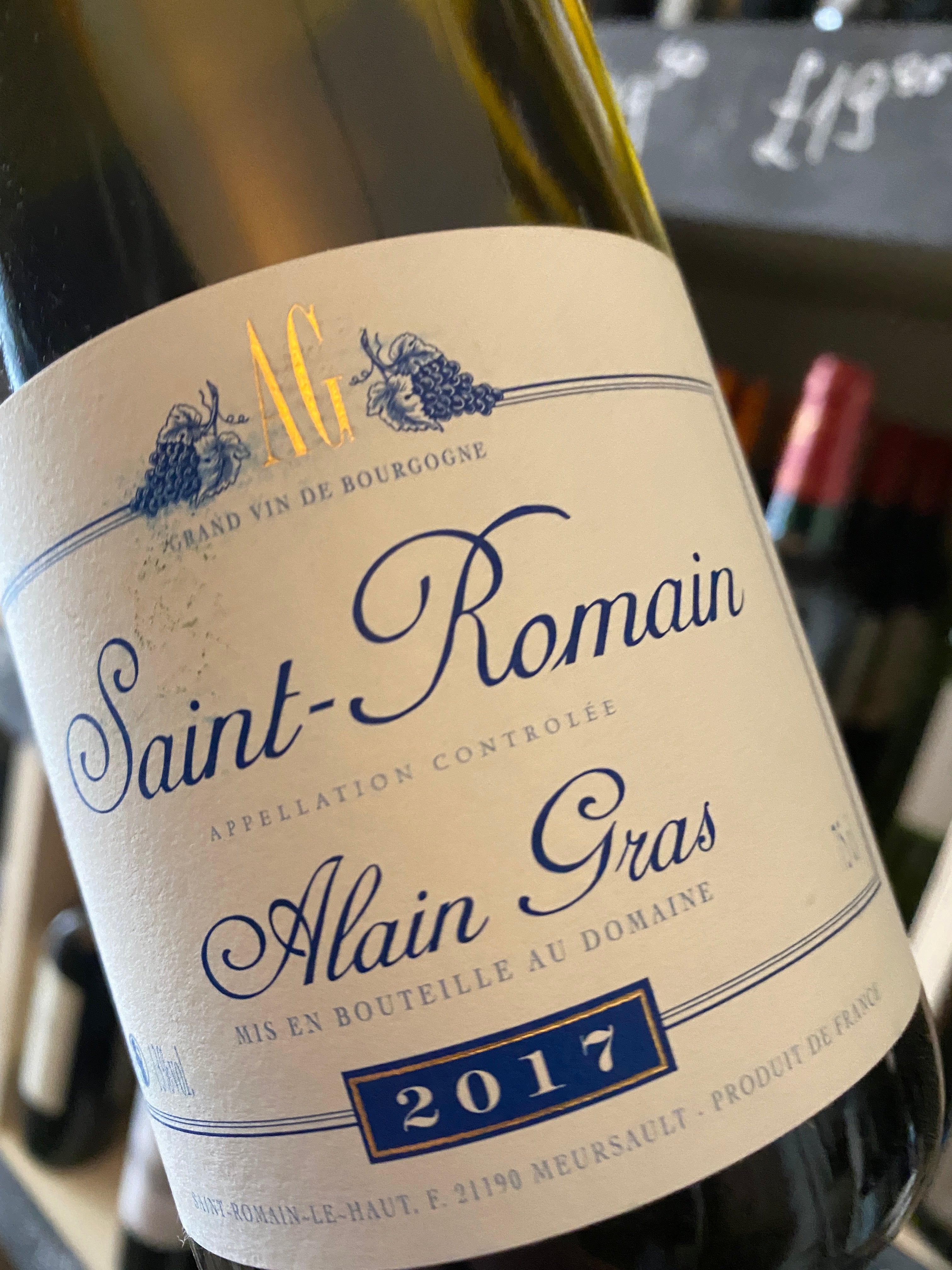 Domaine Alain Gras Saint Romain Blanc 2019 75cl