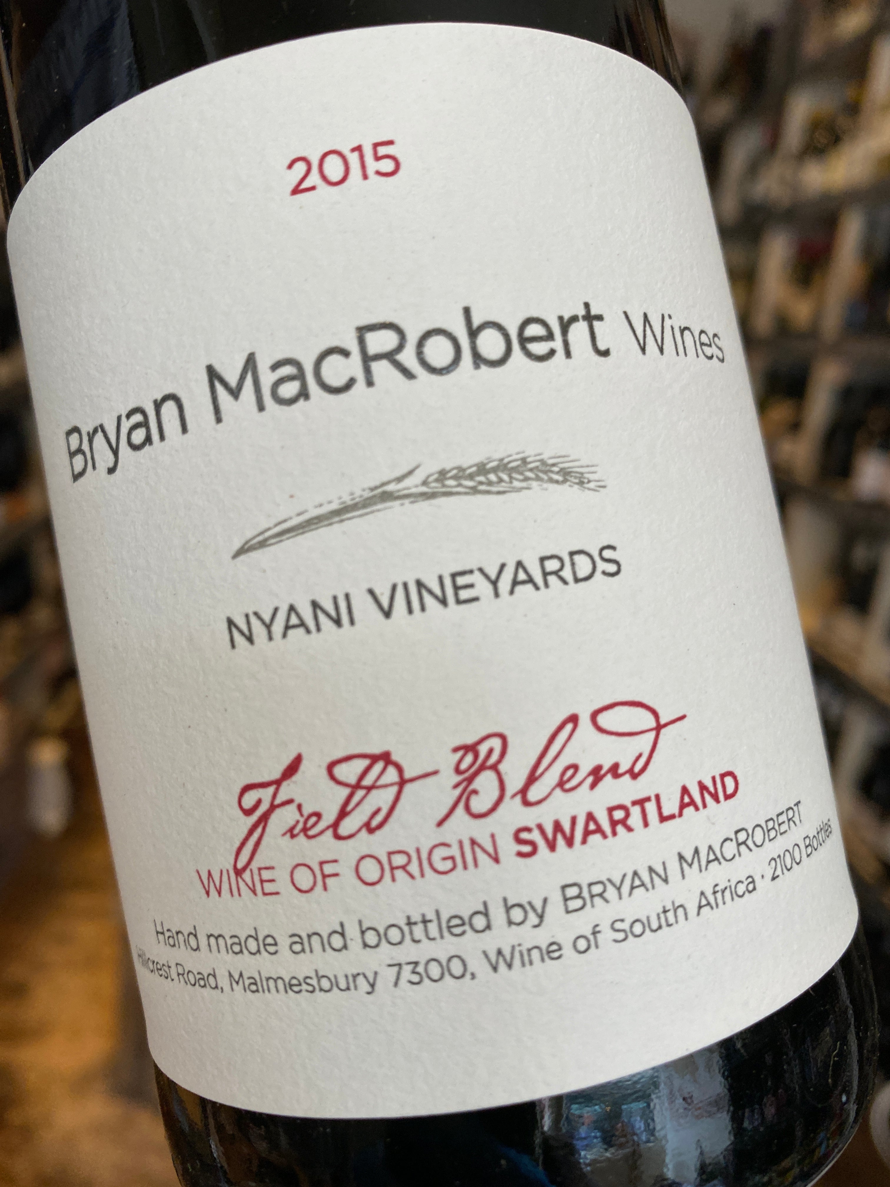 Bryan MacRobert Wines Field Blend 2015 75cl