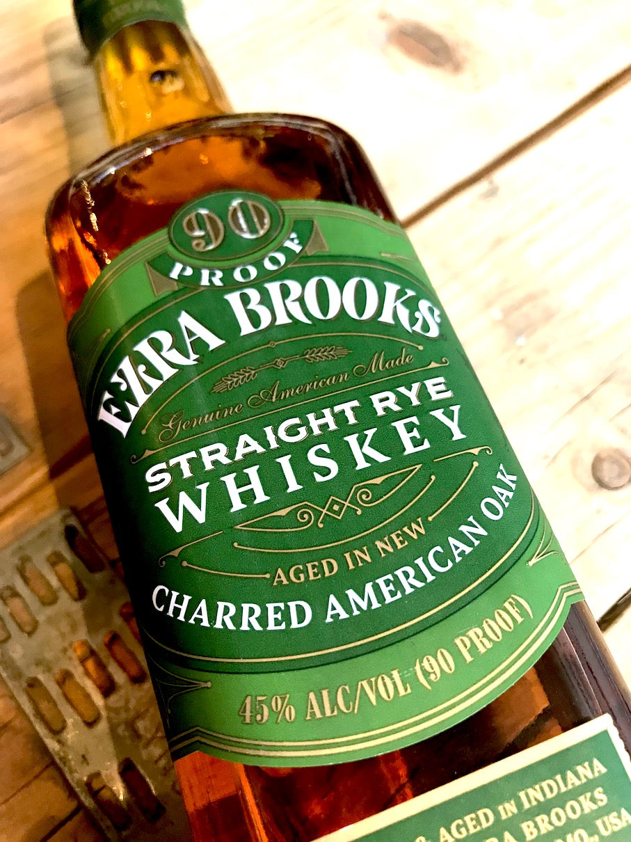 Ezra Brooks Straight Rye Whiskey 70cl