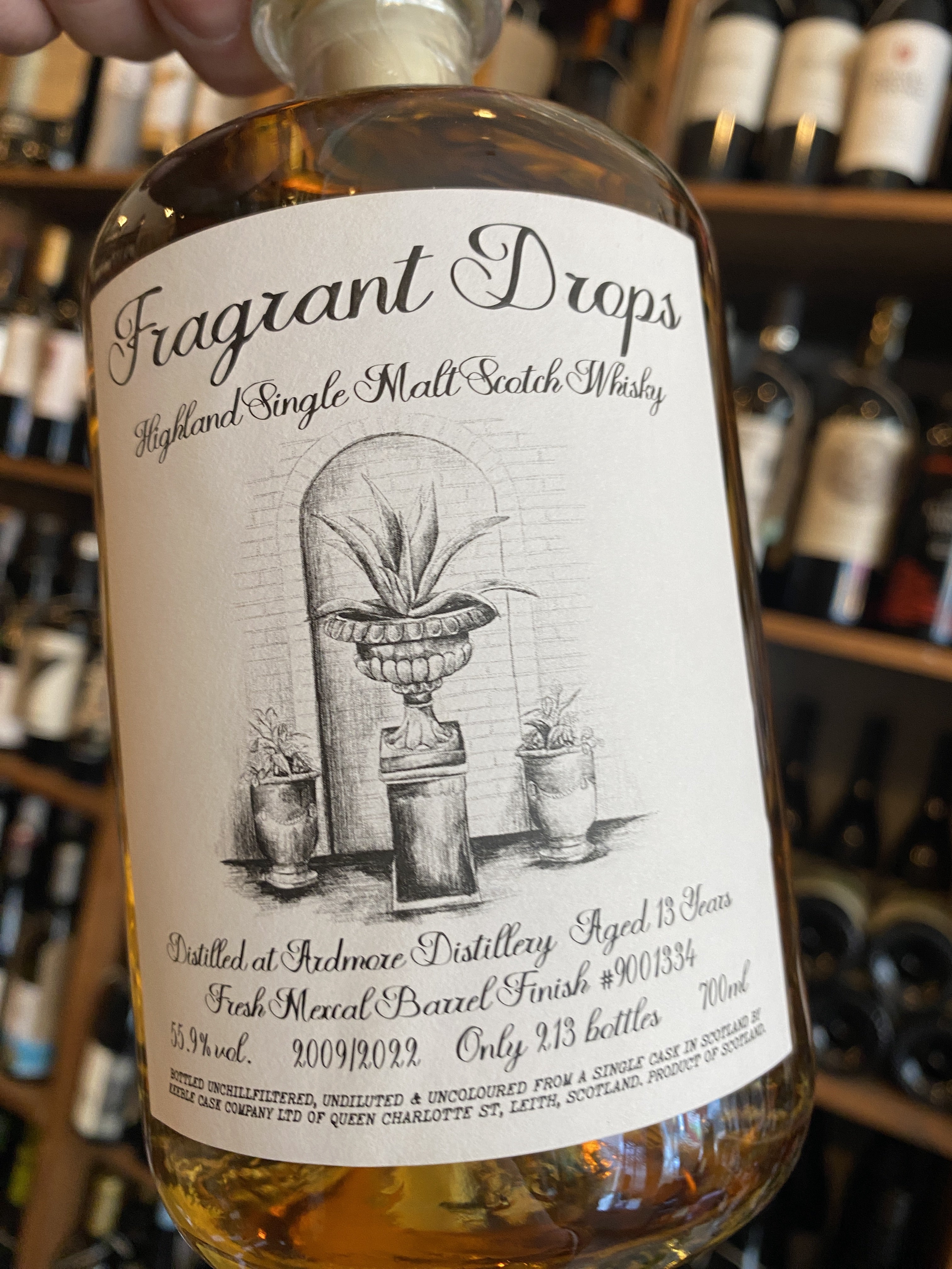 Fragrant Drops Ardmore 13 Year Old in Mezcal Barrel Finish 70cl