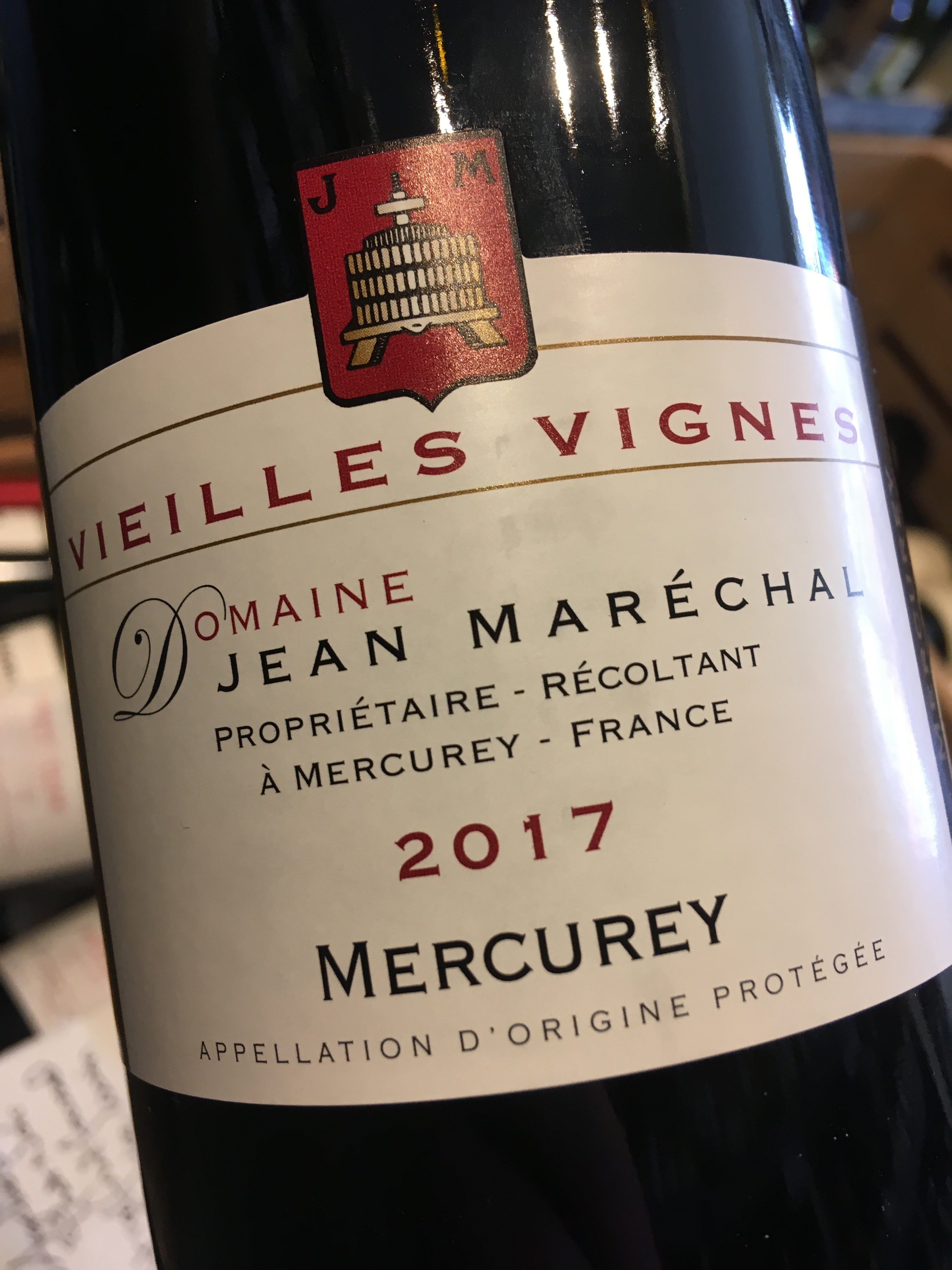 Domaine Jean Marechal Mercurey Vieille Vignes 2019 75cl