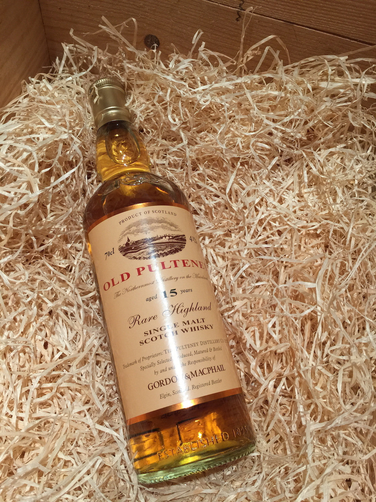 Old Pulteney 15 Year Old Gordon & Macphail 70cl