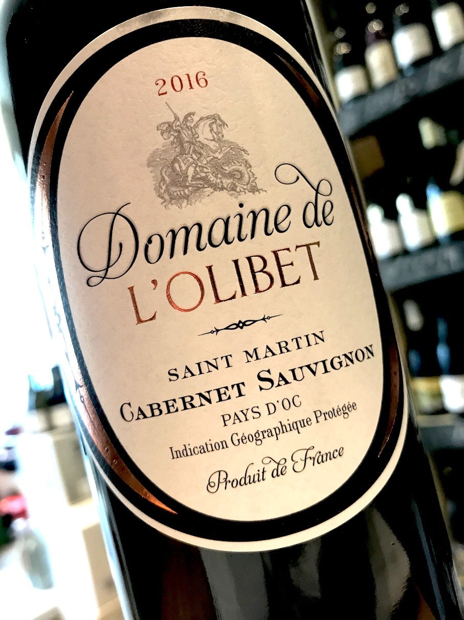 Domaine de l'Olibet Cabernet Sauvignon 2016 75cl