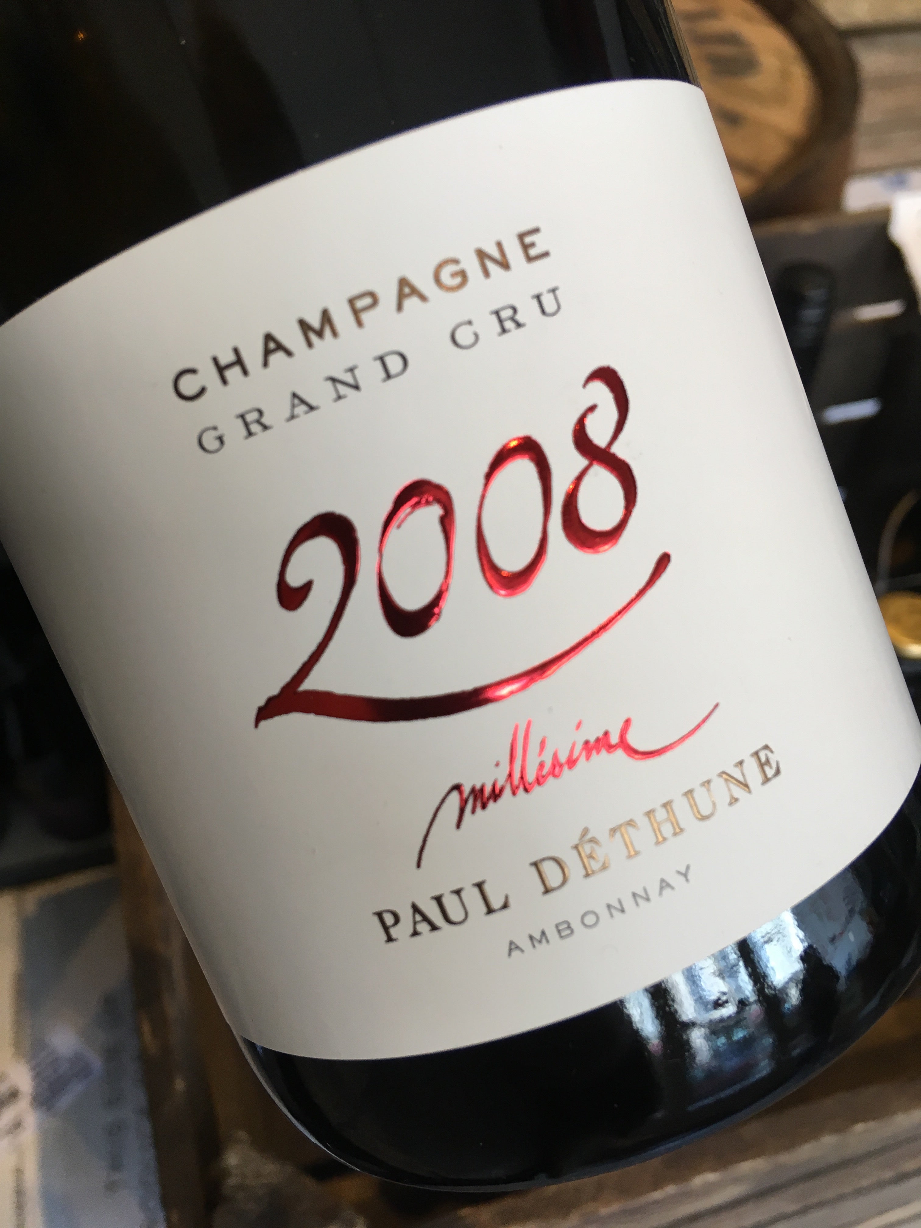 Champagne Paul Dethune Millesime 2008 75cl