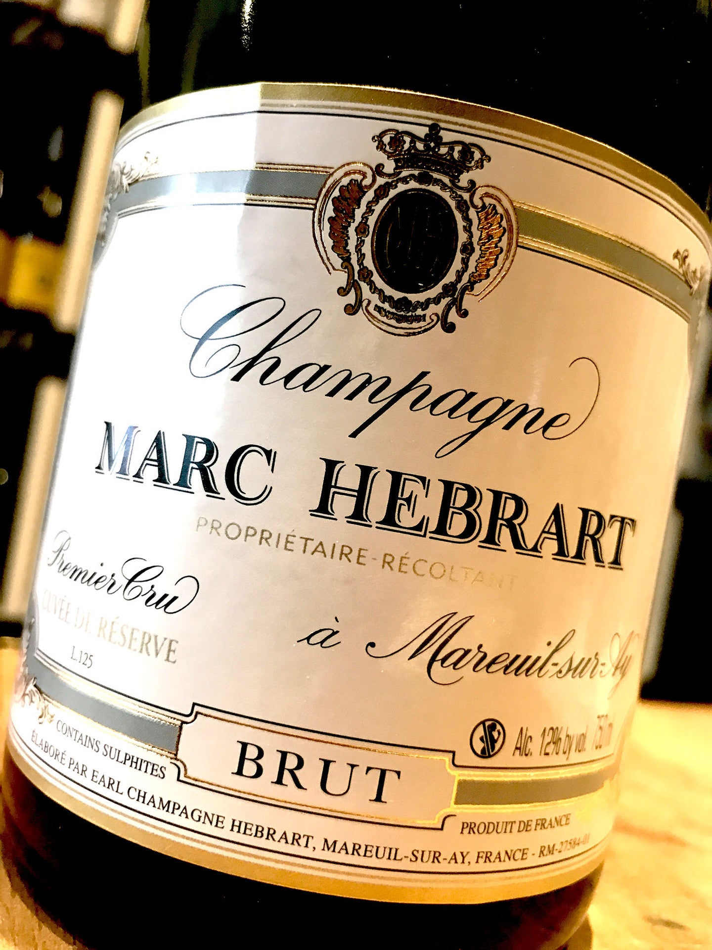 Champagne Marc Hebrart Selection Vieilles Vignes Brut 1er Cru 75cl