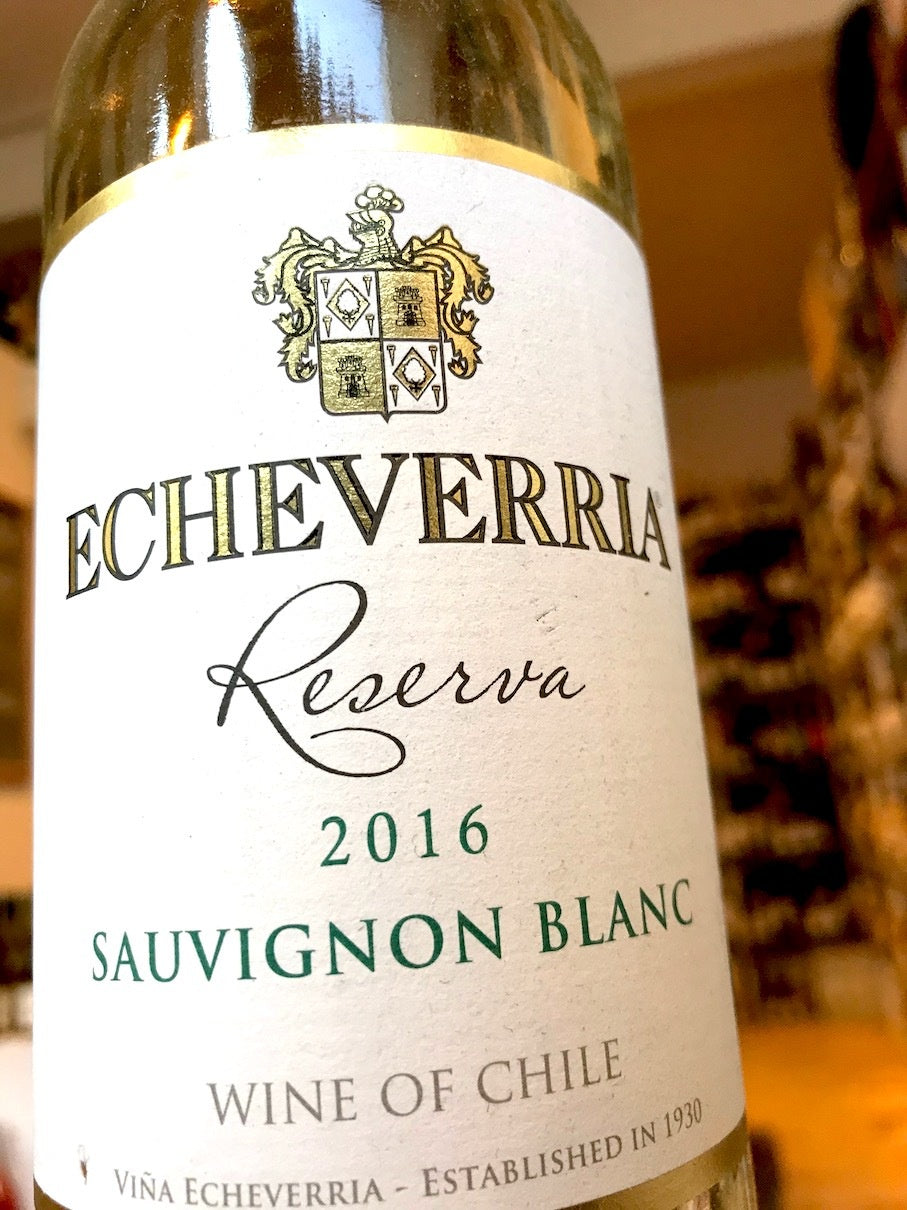 Vina Echeverria Sauvignon Blanc Reserva 2016 75cl