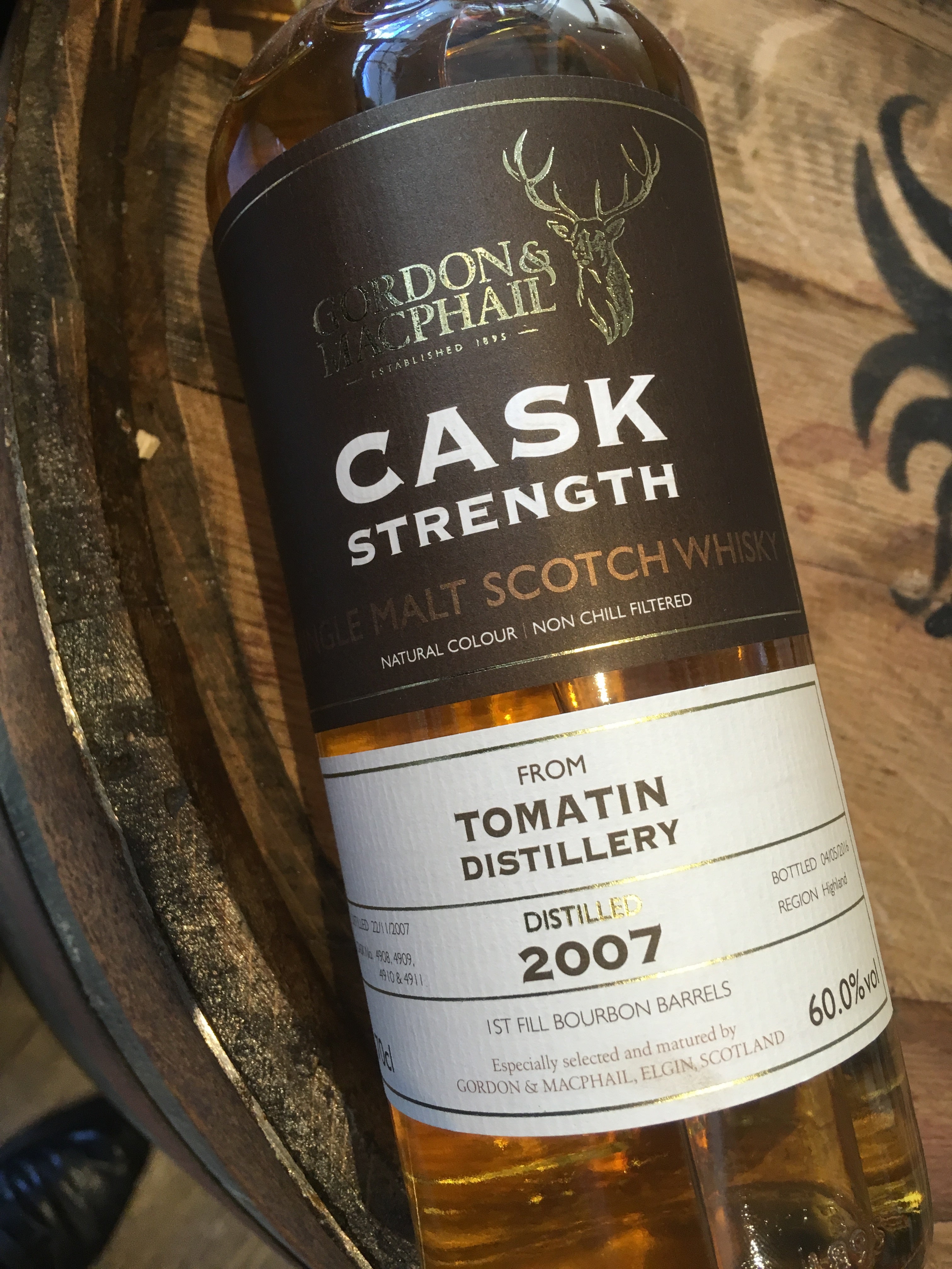 Gordon & Macphail Tomatin Cask Strength 2007 70cl