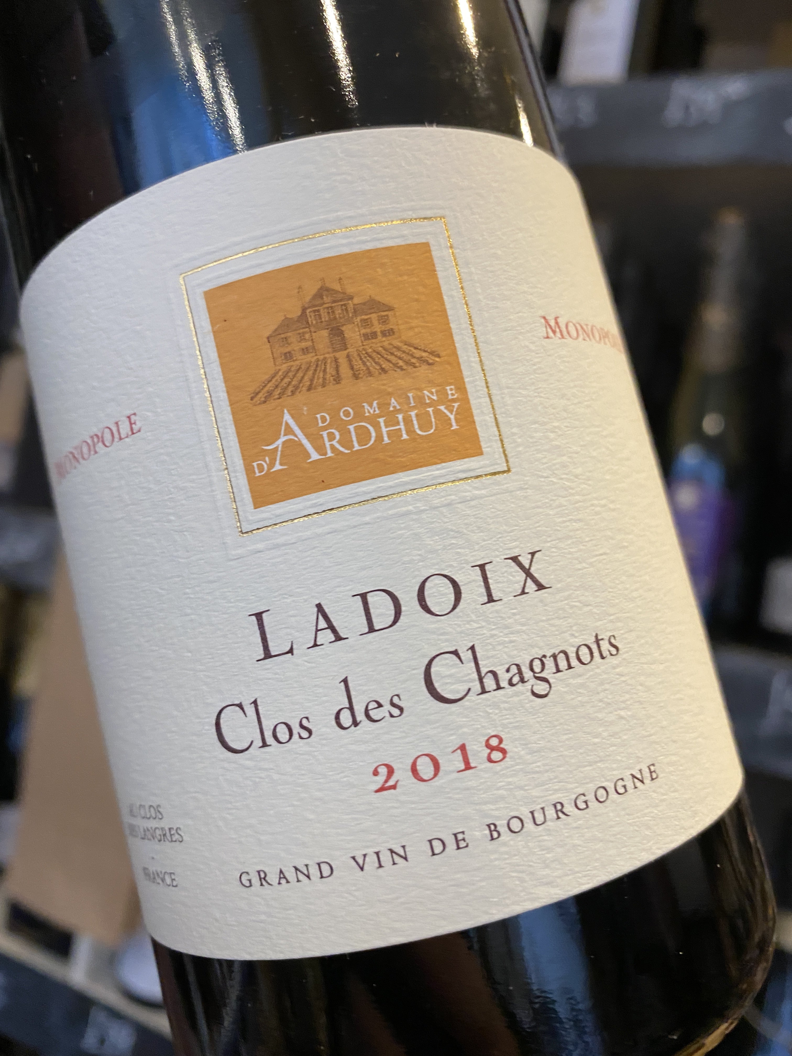 Domaine d'Ardhuy Ladoix Rouge 'Les Chagnots' 2018 75cl