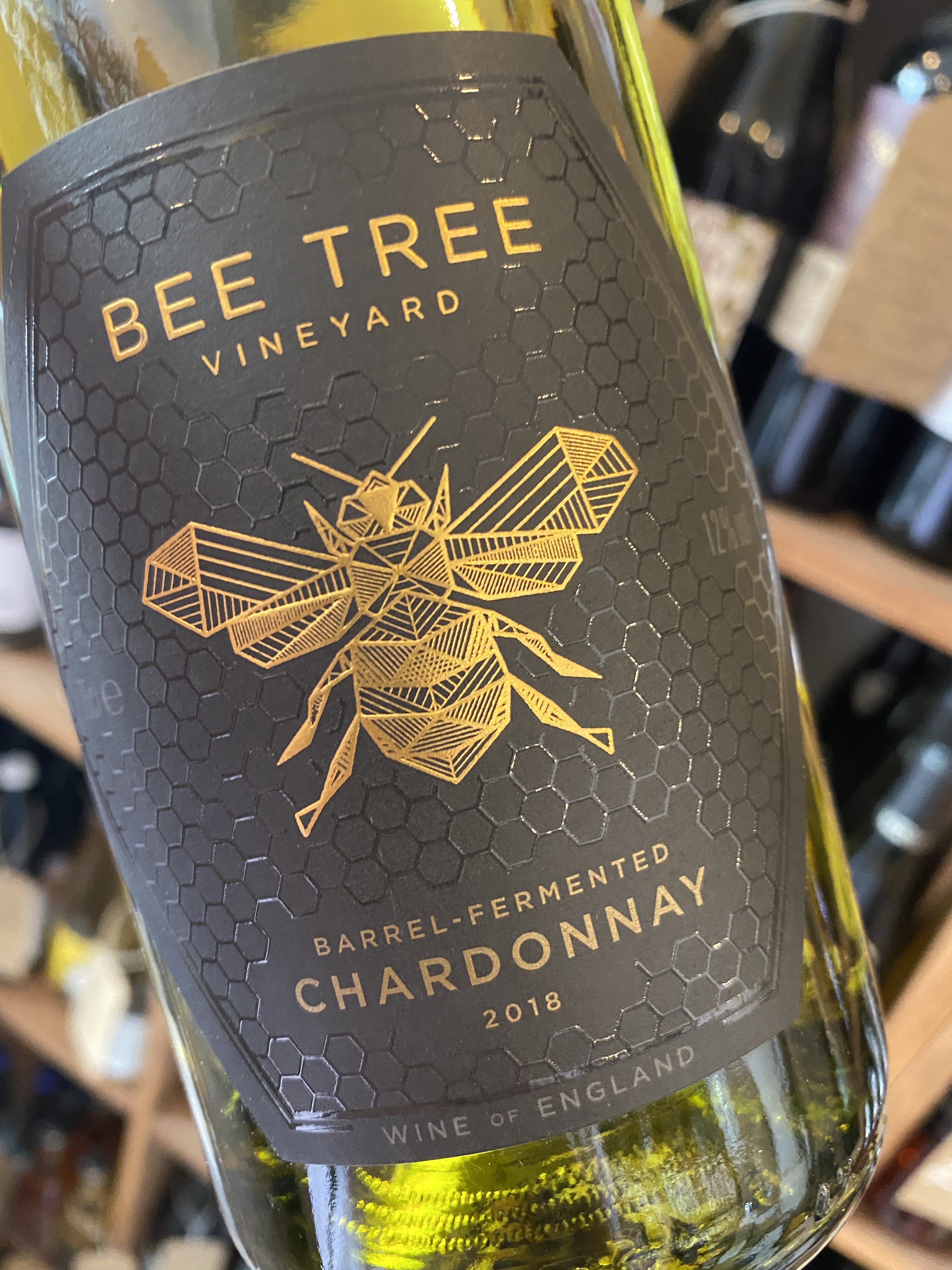Bee Tree Barrel Fermented Chardonnay 2018 75cl