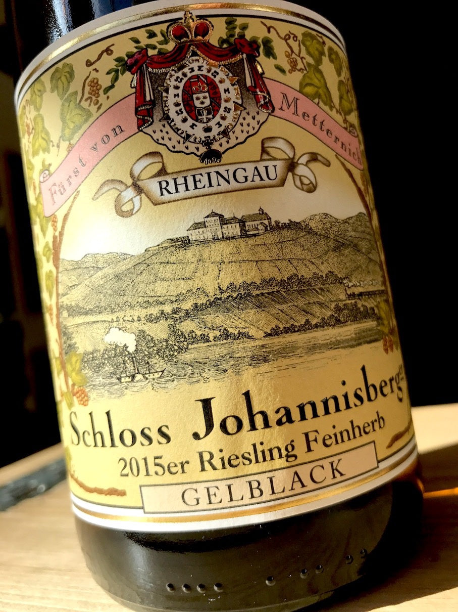 DELISTING - Schloss Johannisberg Riesling QbA Feinherb Yellow Seal 2015 75cl