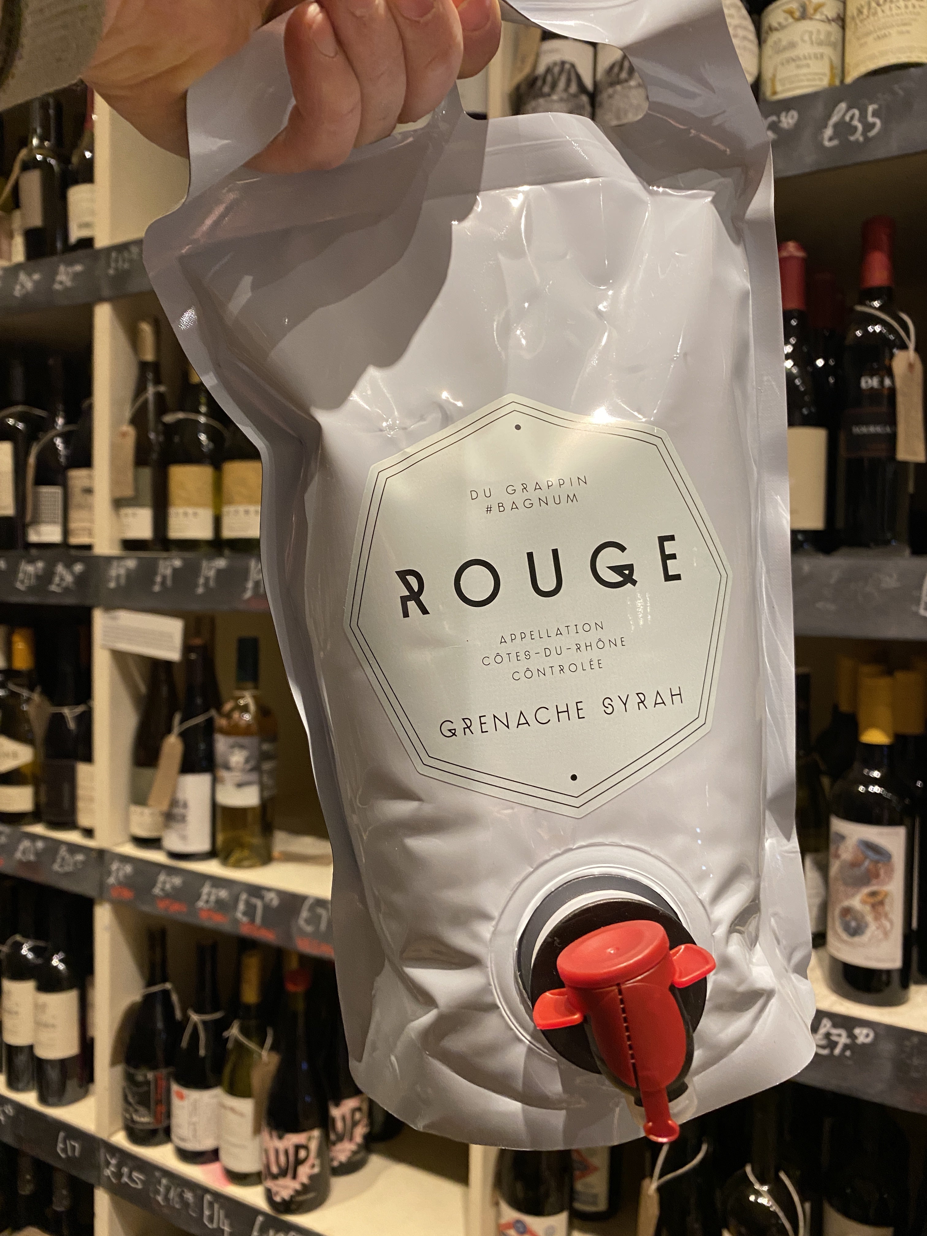 Du Grappin Bagnum Cotes du Rhone Grenache Syrah 2018 150cl