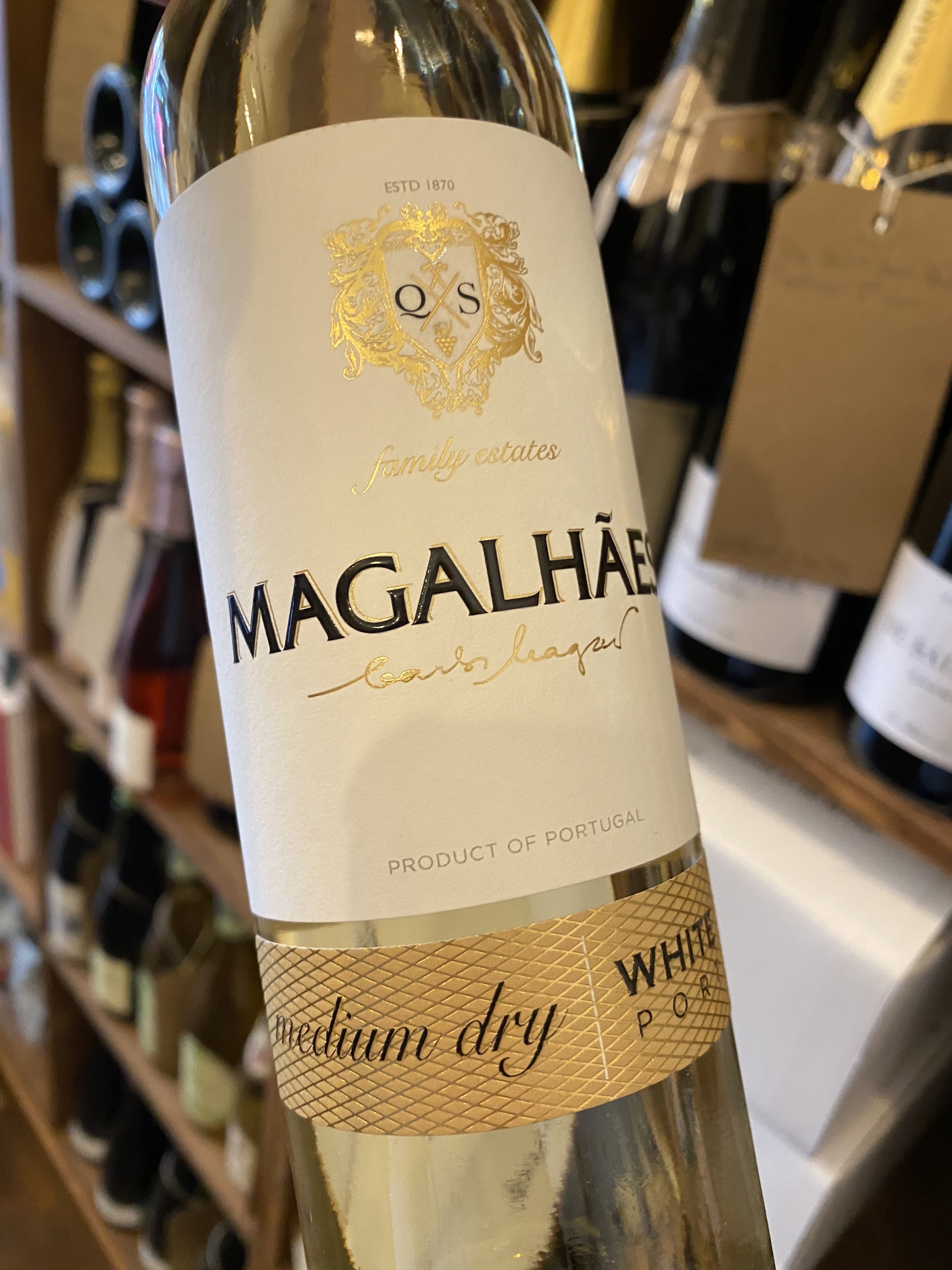 Quinta do Silval Magalhaes Medium Dry White Port 50cl