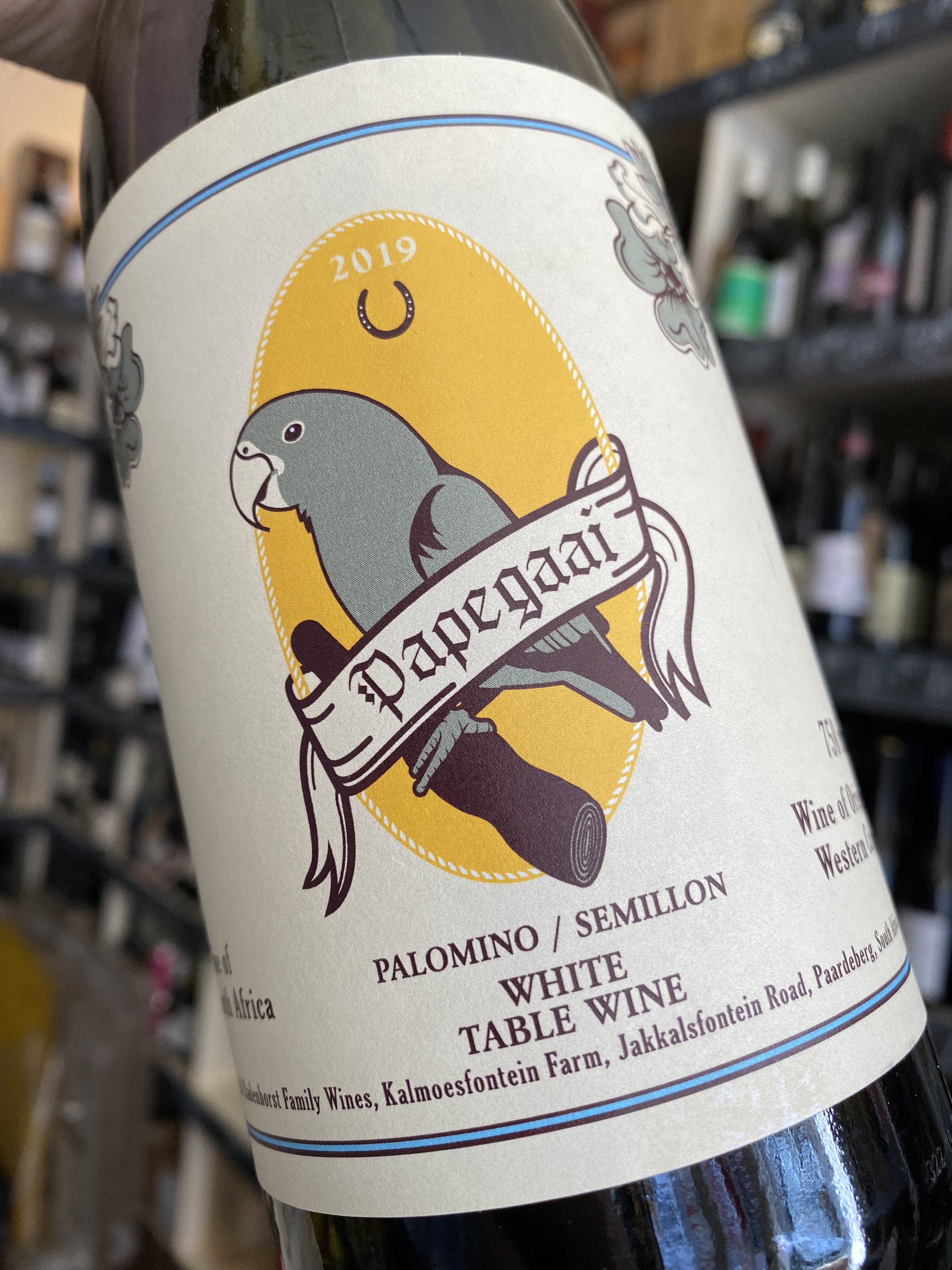 A A Badenhorst Papegaai White Blend 2019 75cl