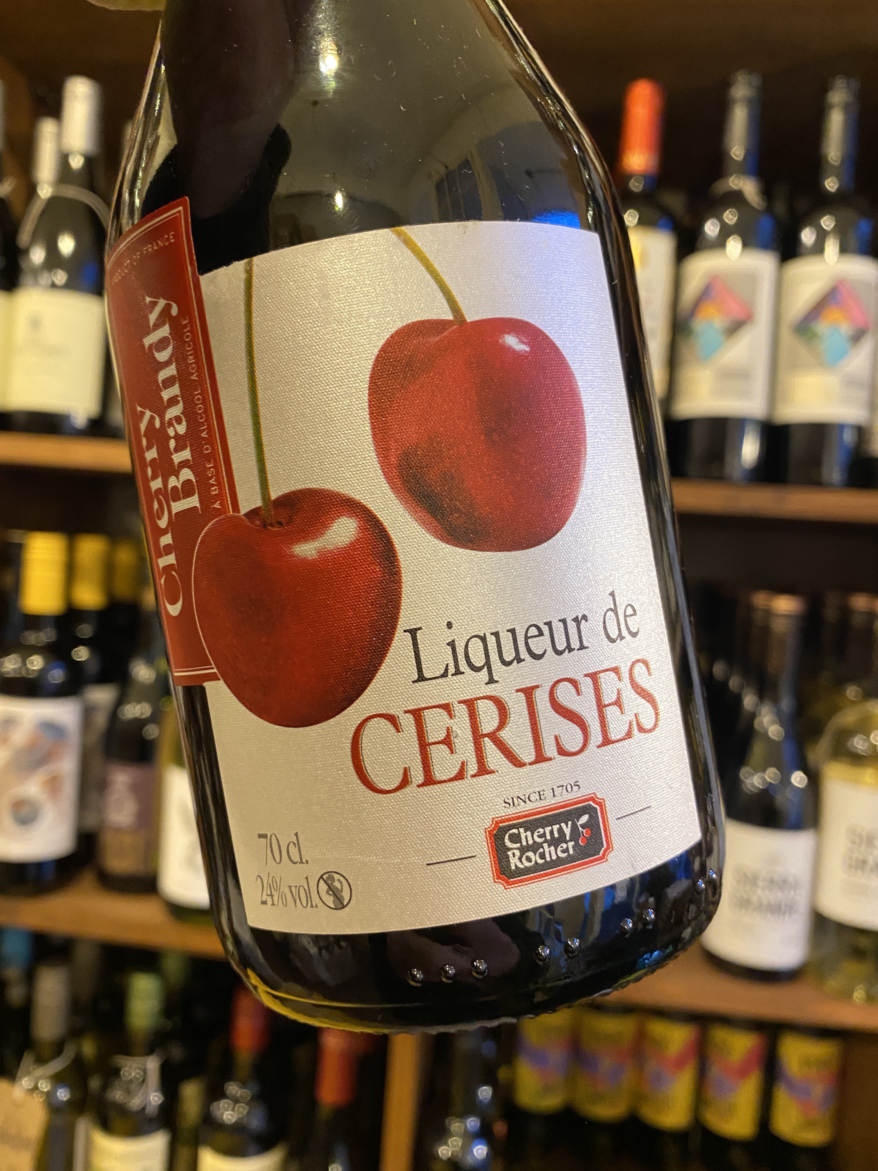 Cherry Rocher Liquerur de Cerises Cherry Brandy 70cl