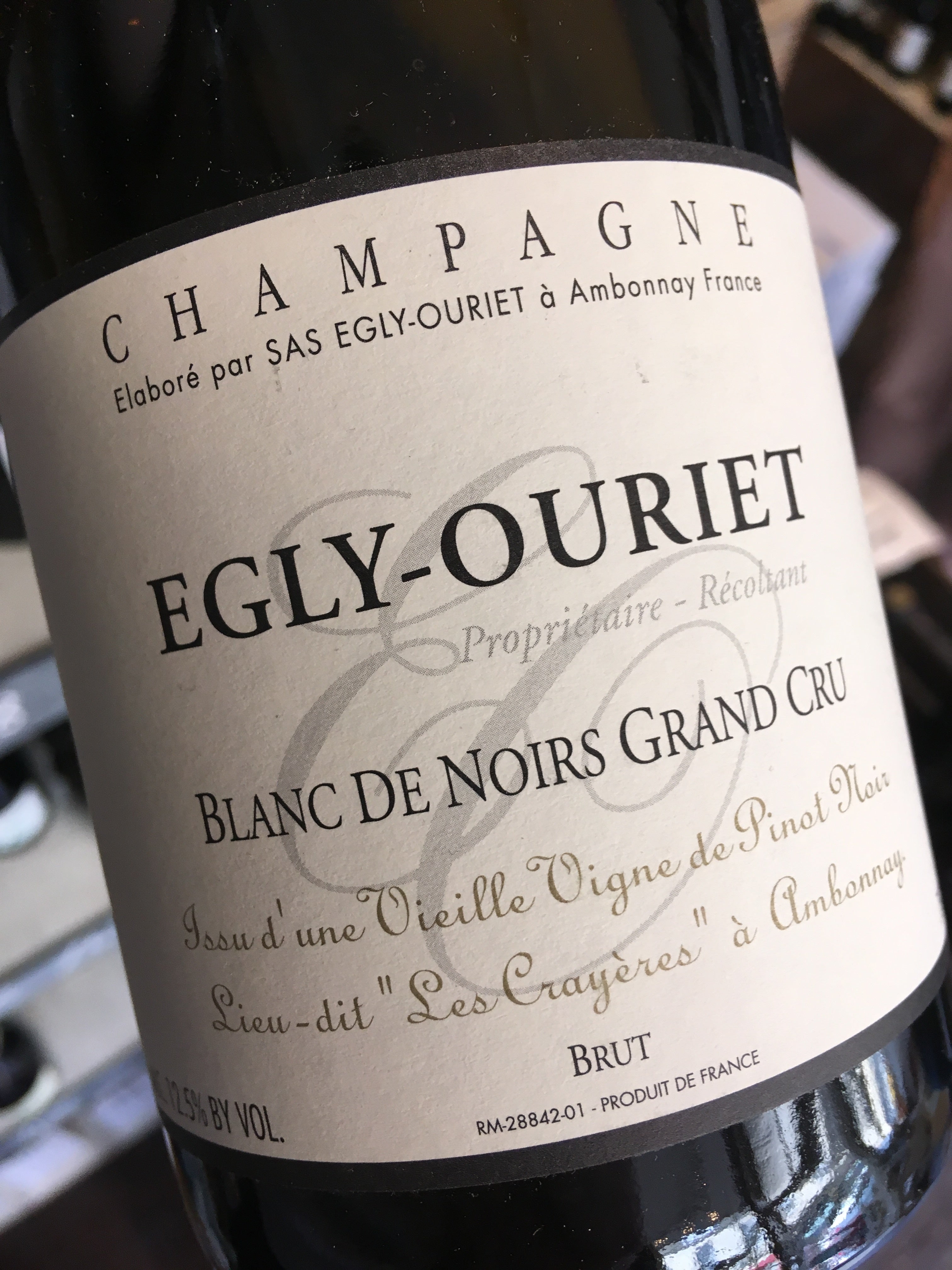 Egly Ouriet Blanc de Noirs VV NV 75cl