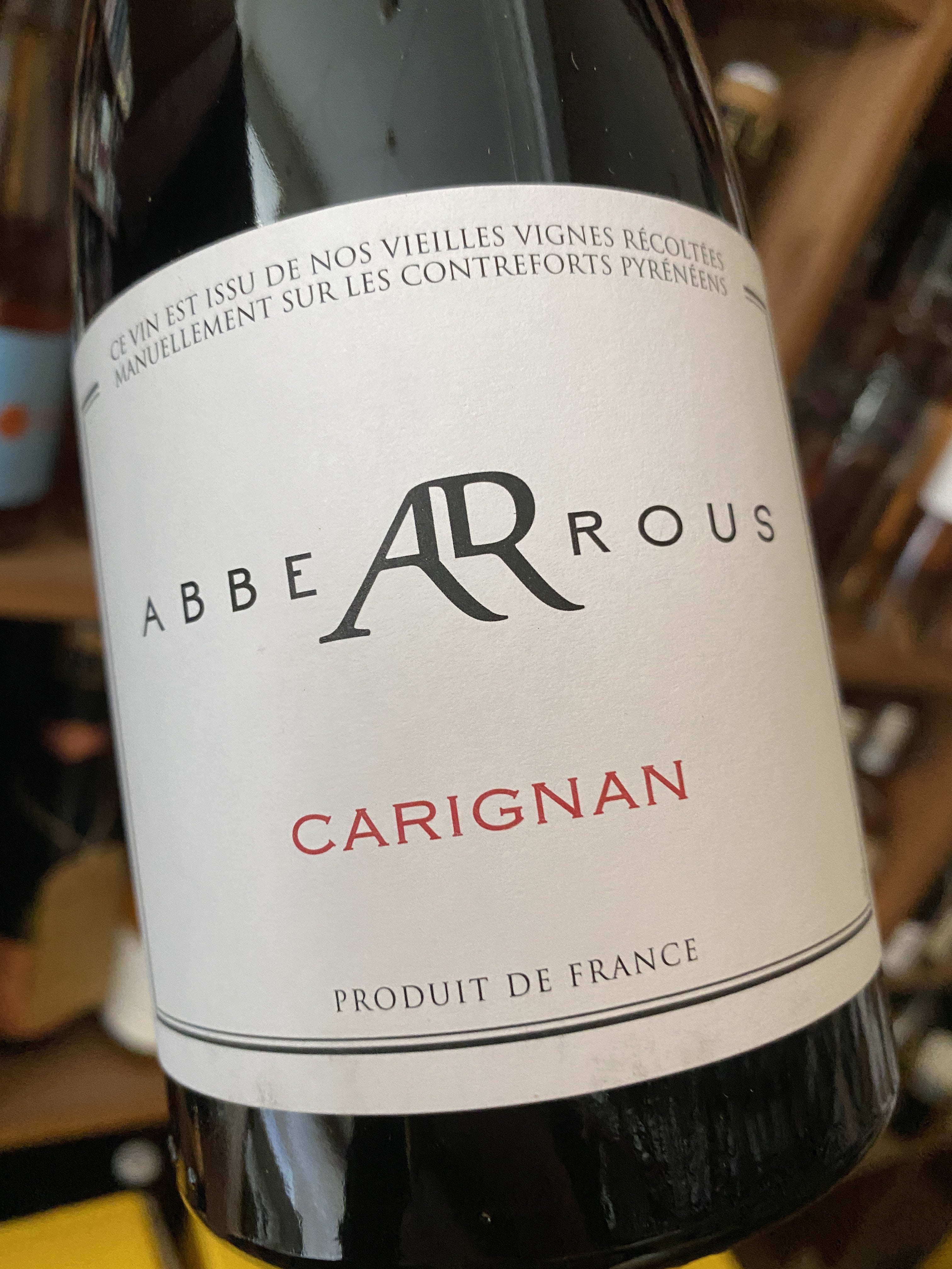 Abbe Rous Carignan 2018 75cl